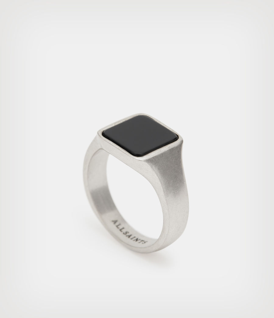 Mens Monte Sterling Silver Ring (warm_silver) - Image 4