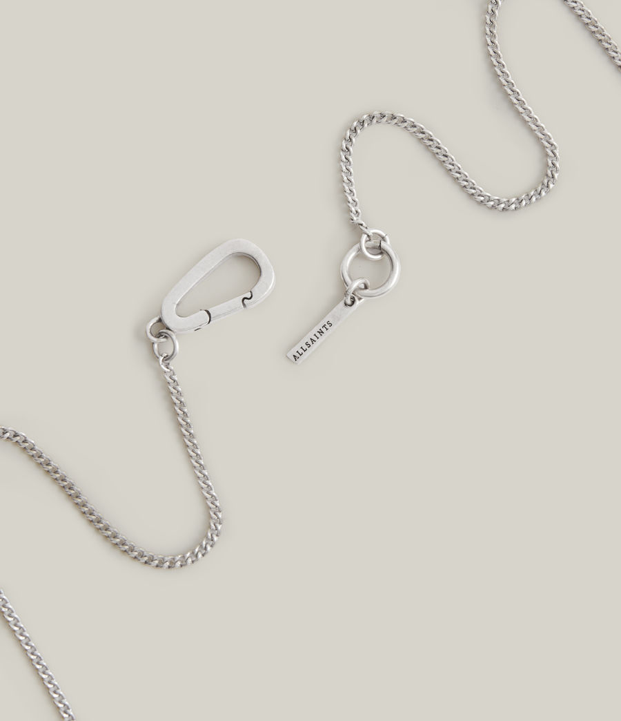 Men's Eros Sterling Silver Necklace (warm_silver) - Image 4