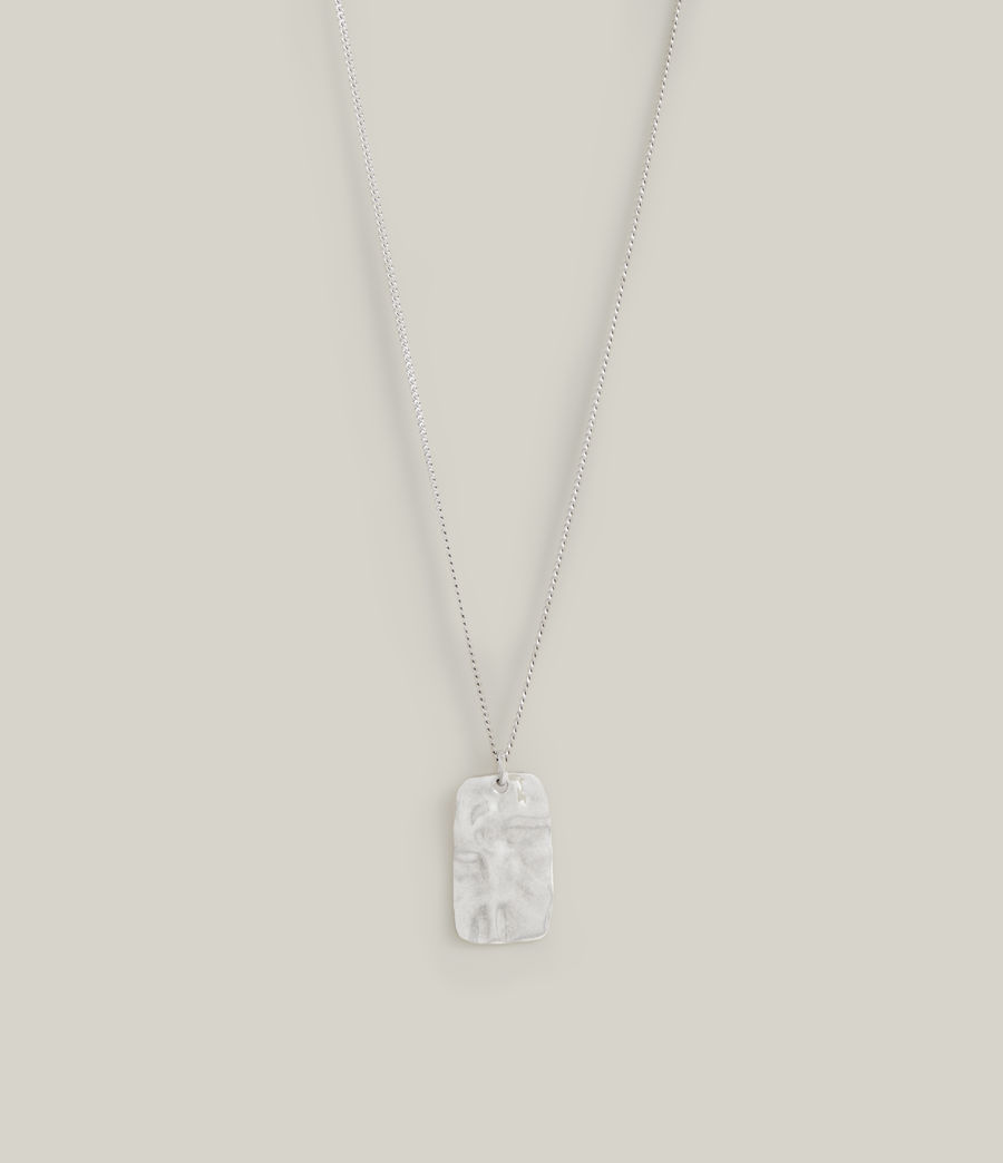 Mens Eros Sterling Silver Necklace (warm_silver) - Image 5