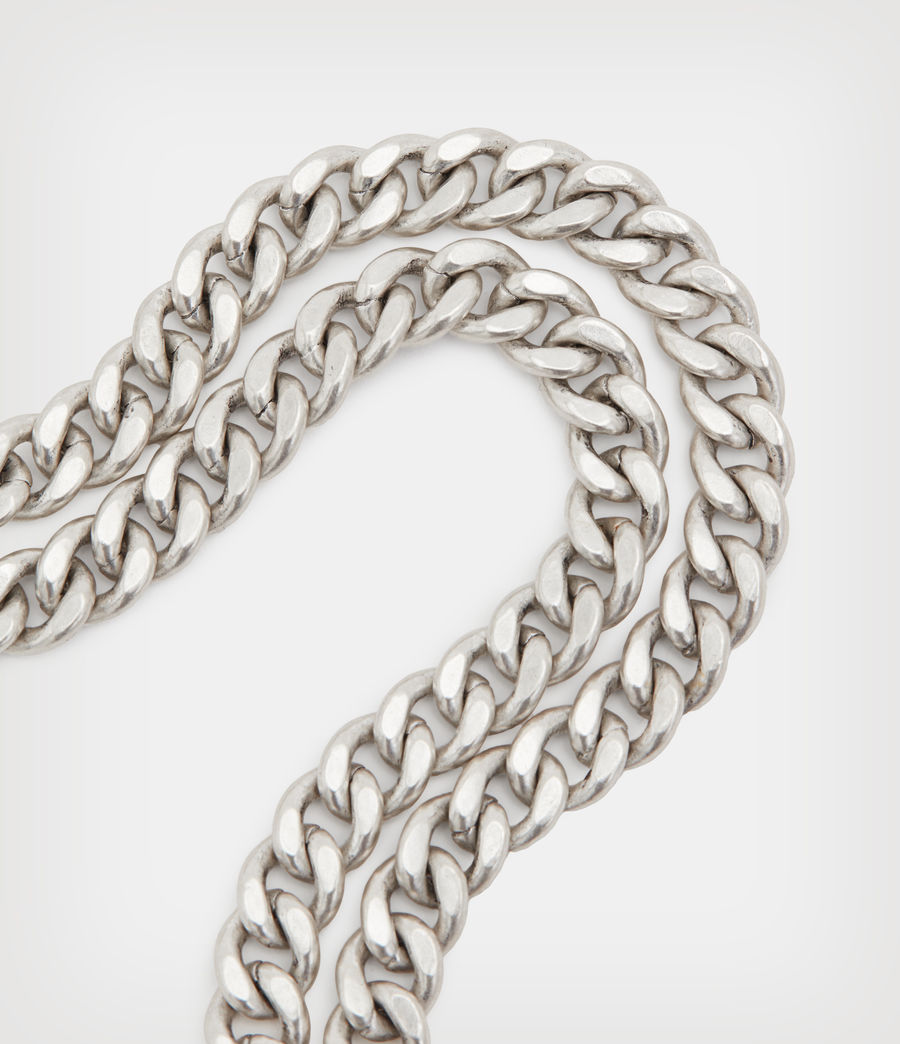 Men's Jace Chain Sterling Silver Necklace (warm_silver) - Image 2