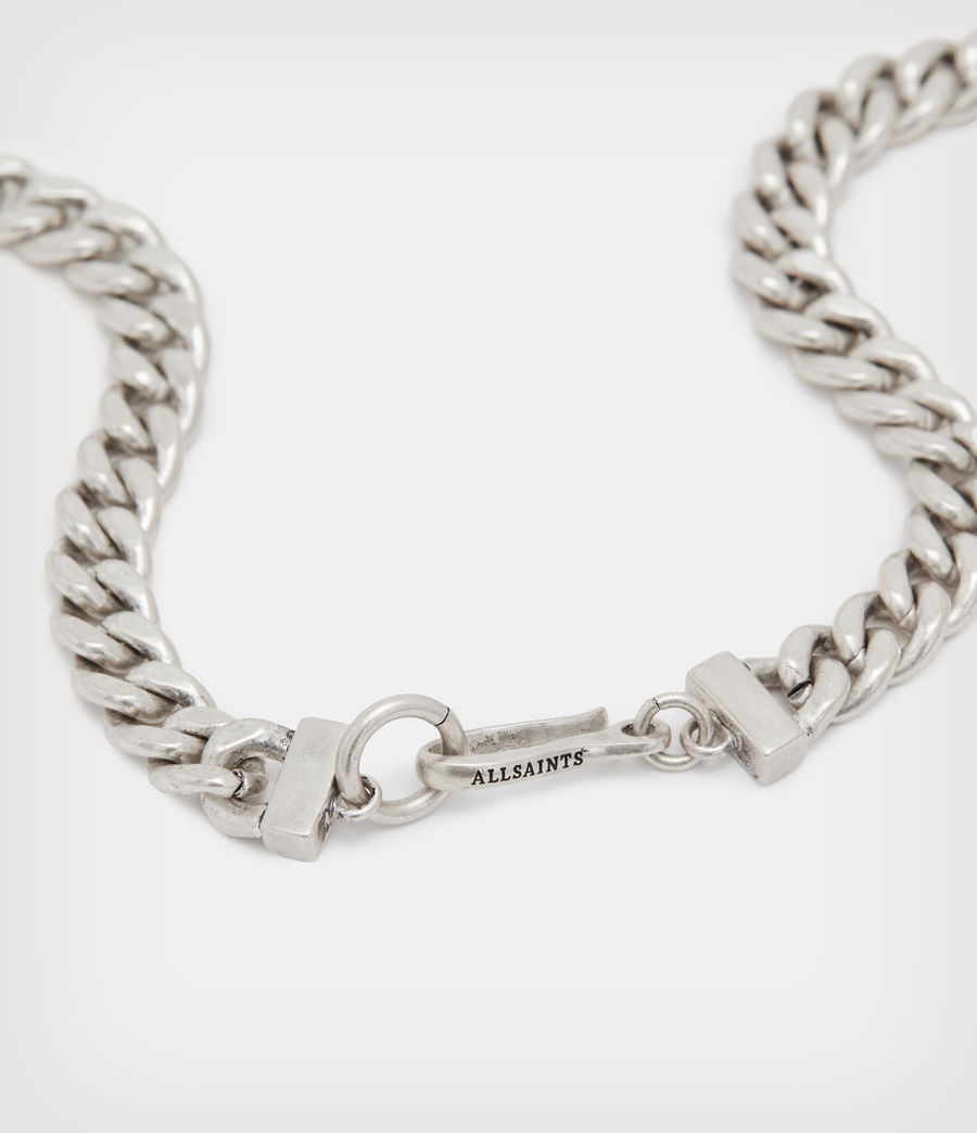 Men's Jace Chain Sterling Silver Necklace (warm_silver) - Image 4