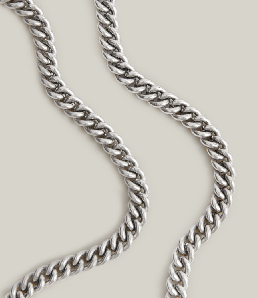 Men's Felis Sterling Silver Necklace (warm_silver) - Image 4