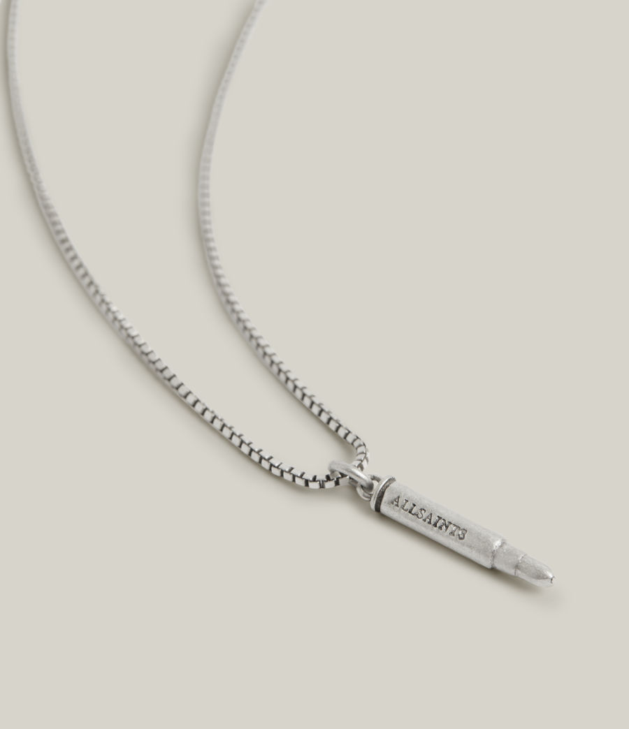 Men's Bodhi Sterling Silver Necklace (warm_silver) - Image 1