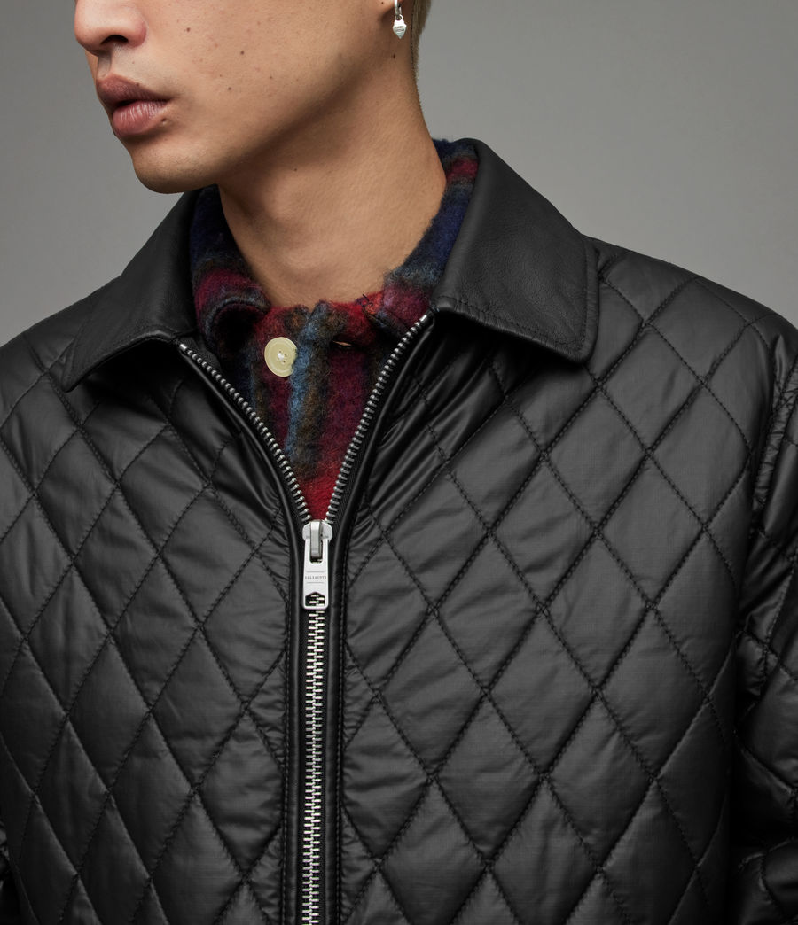 ALLSAINTS CA: Mens Gore Quilted Jacket (black)