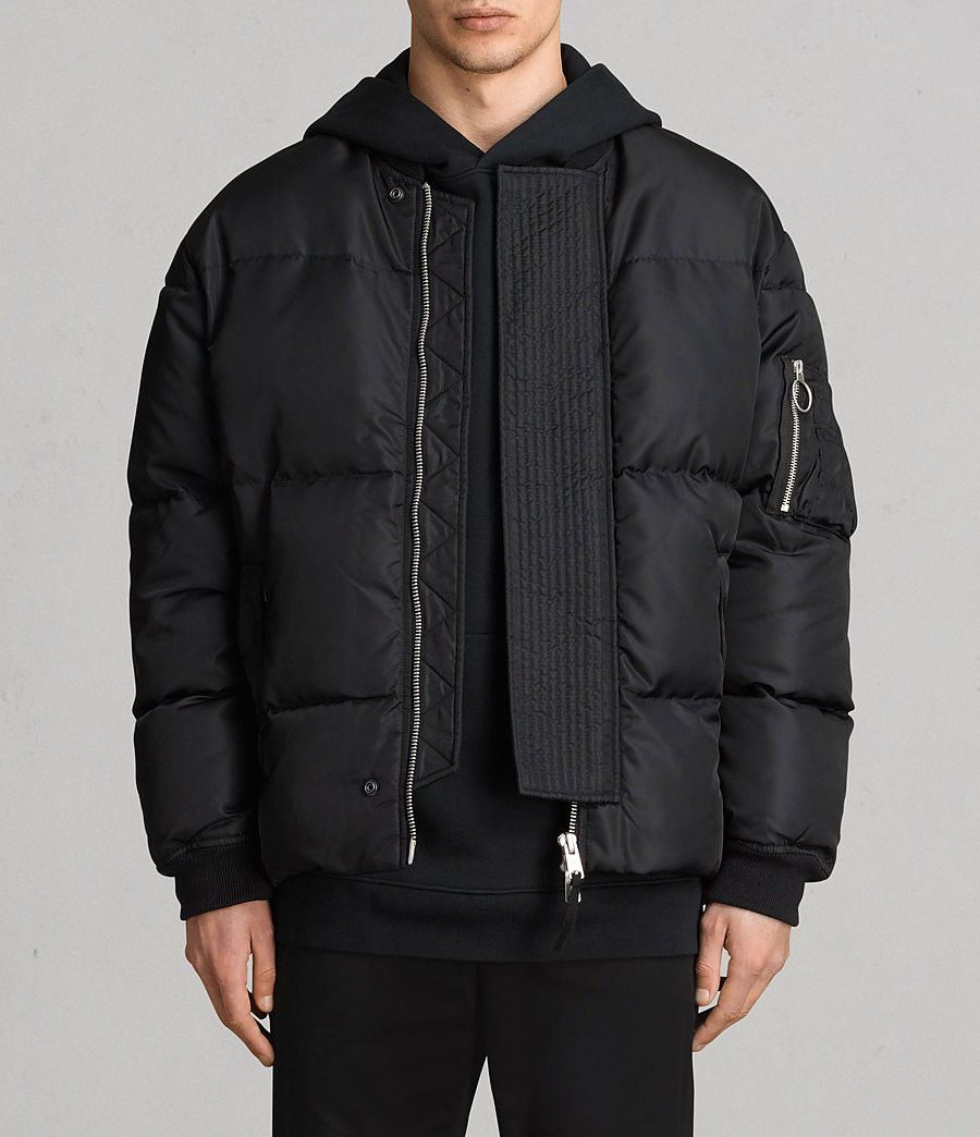 ALLSAINTS UK: Mens Caisey Puffer Jacket (ink_navy)