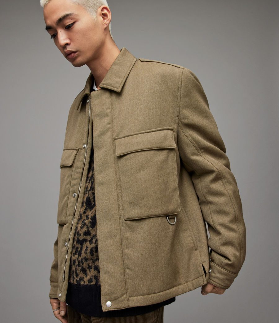 ALLSAINTS US: Mens Myers Jacket (khaki)