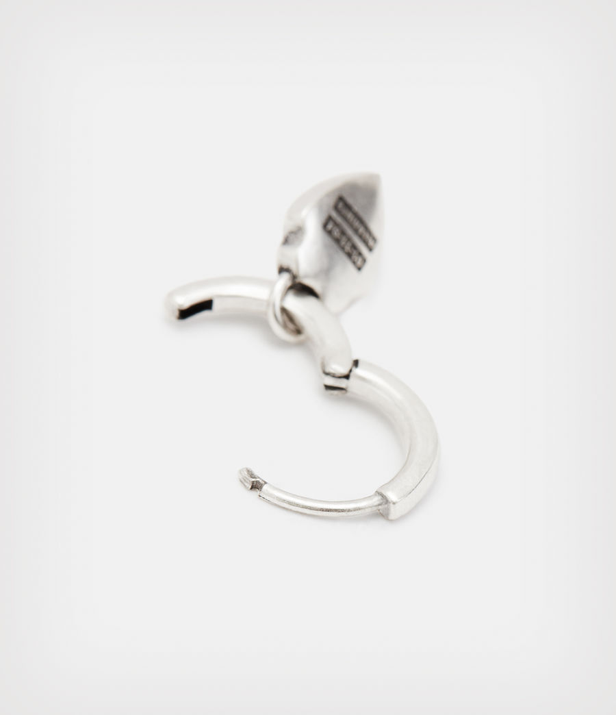 Herren Shield Ohrring (warm_silver) - Image 4