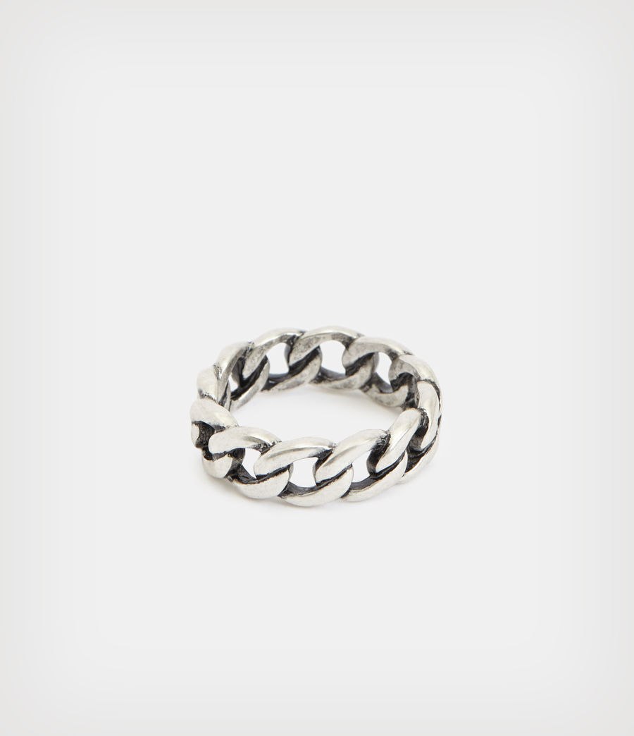 Mens Francis Sterling Silver Ring (warm_silver) - Image 1