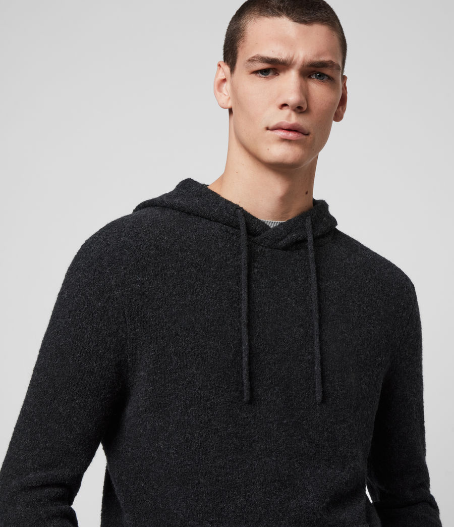 ALLSAINTS US: Mens Tolnar Hoodie (pitch_black)