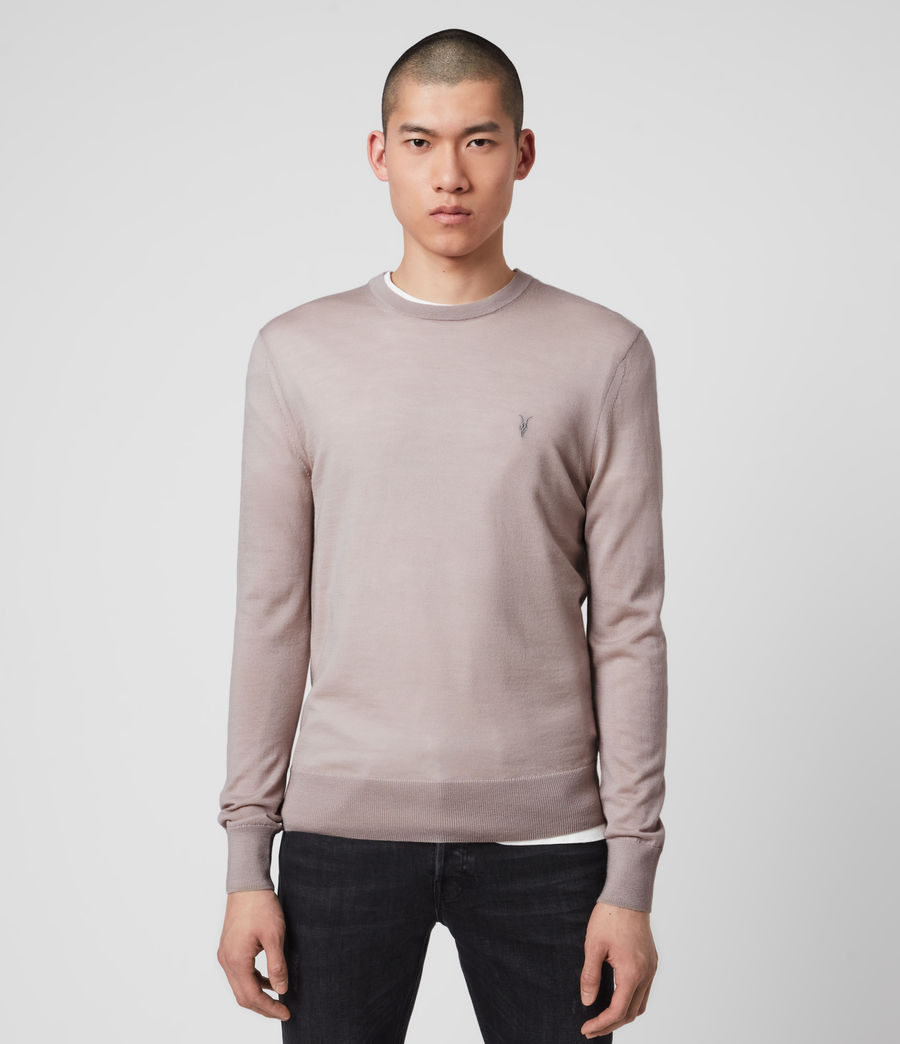 all saints mode merino crew jumper