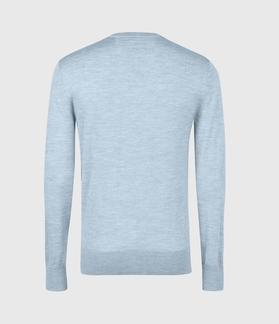 Mens Mode Merino Crew Sweater (grey_marl) - Image 3