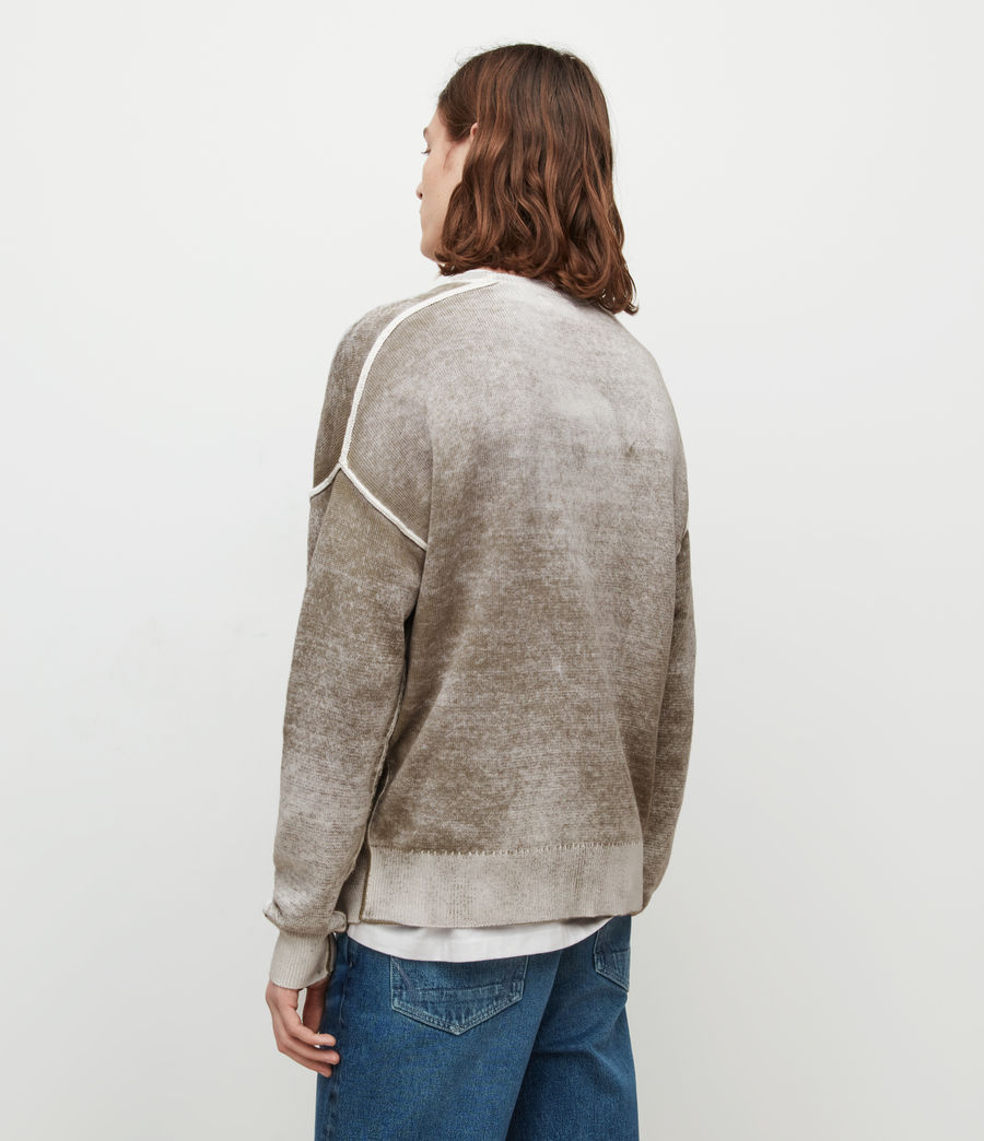 Mens Sennen Crew Sweater (aged_khaki_brown) - Image 6