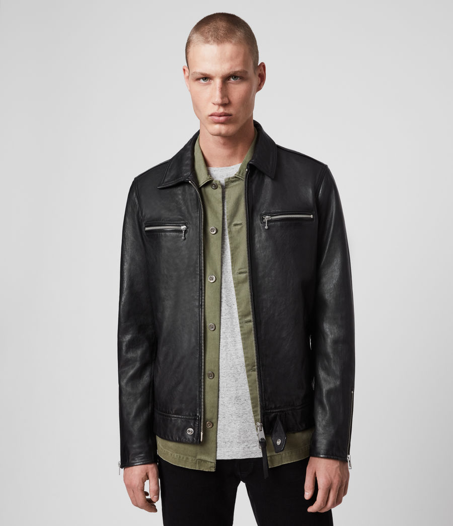 allsaints leather jacket sale