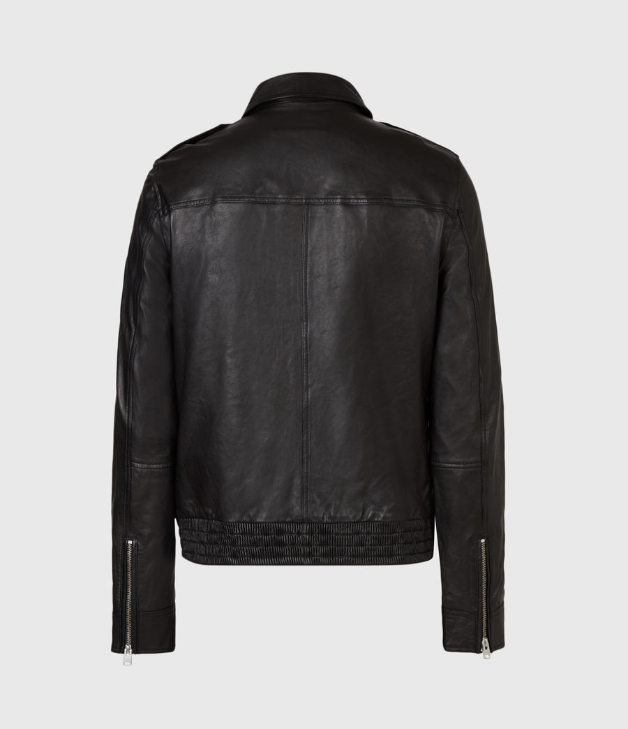 all black aviator jacket