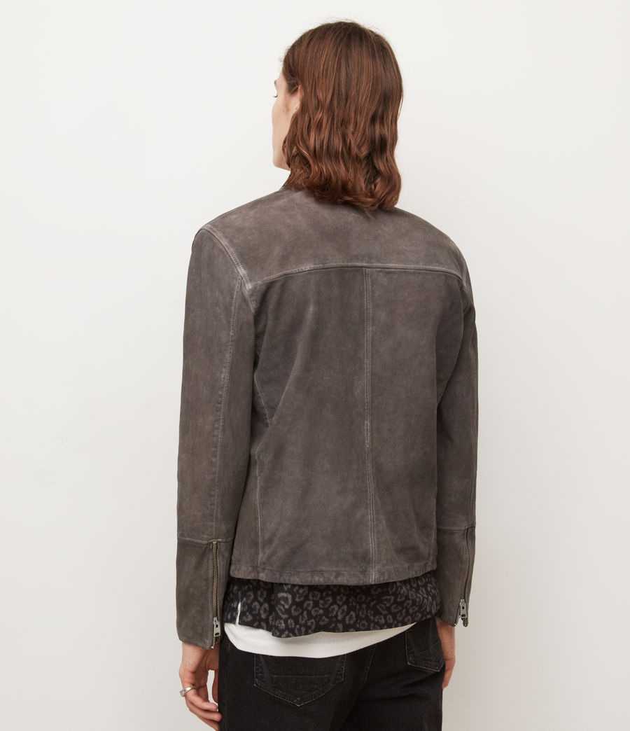 Men's Tekko Suede Jacket (concrete_grey) - Image 7