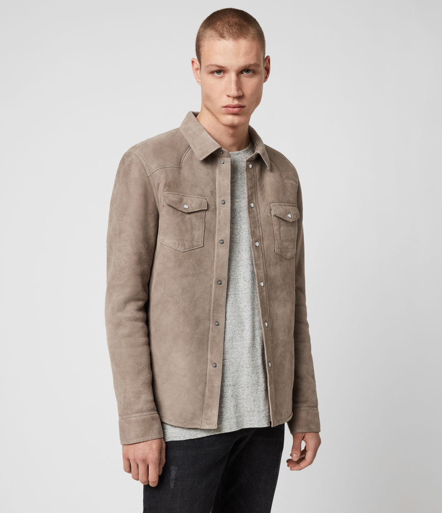 shearling lined shirt