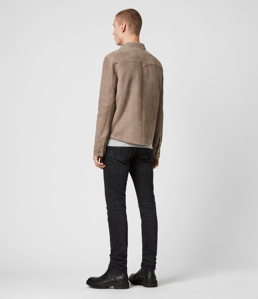 shearling lined shirt