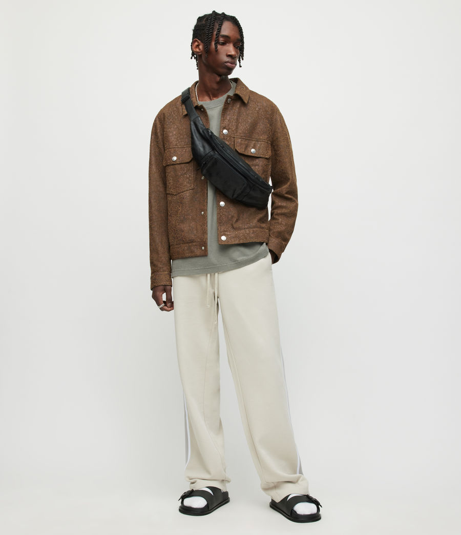 Men's Ventura Suede Jacket (ash_khaki_brown) - Image 3