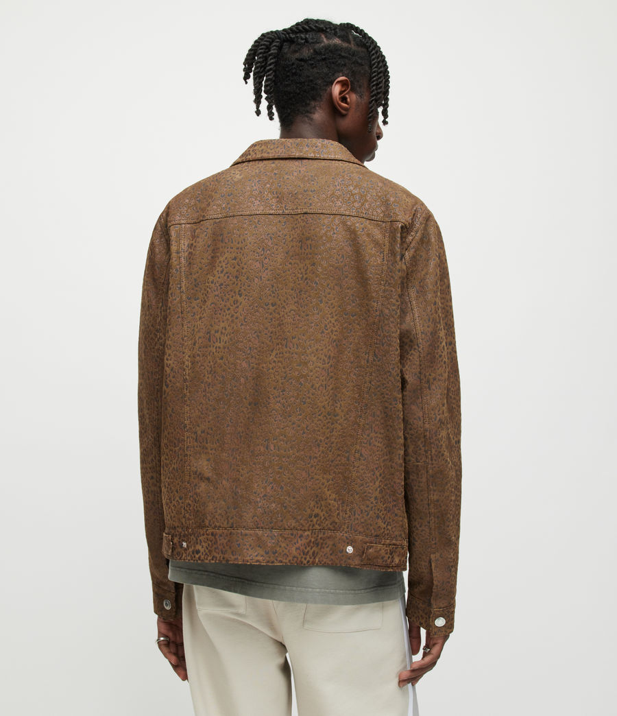 Herren Ventura Suede Jacket (ash_khaki_brown) - Image 6