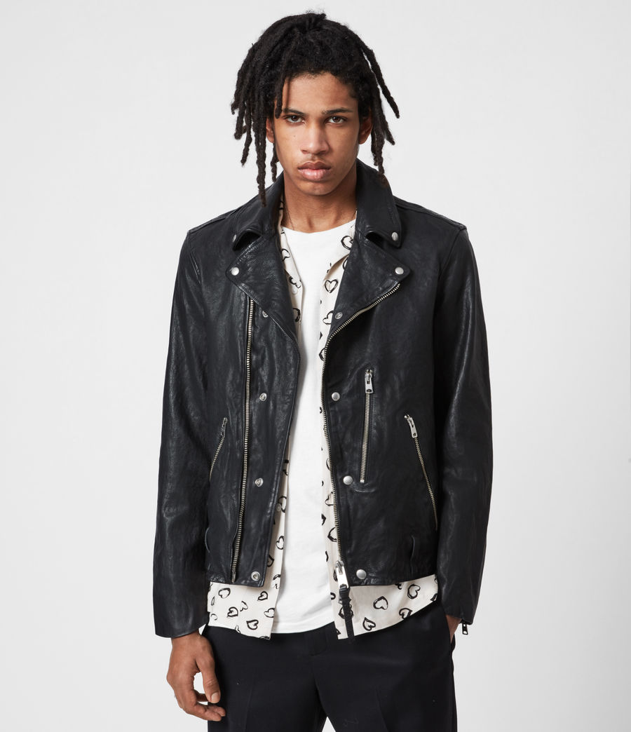 all saints vintage leather jacket