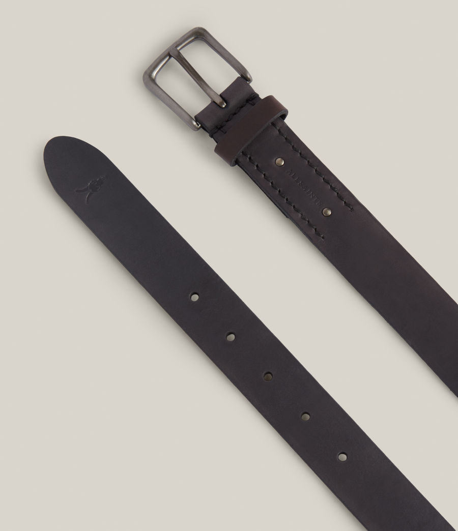 Men's Luca Leather Belt (black) - Image 2