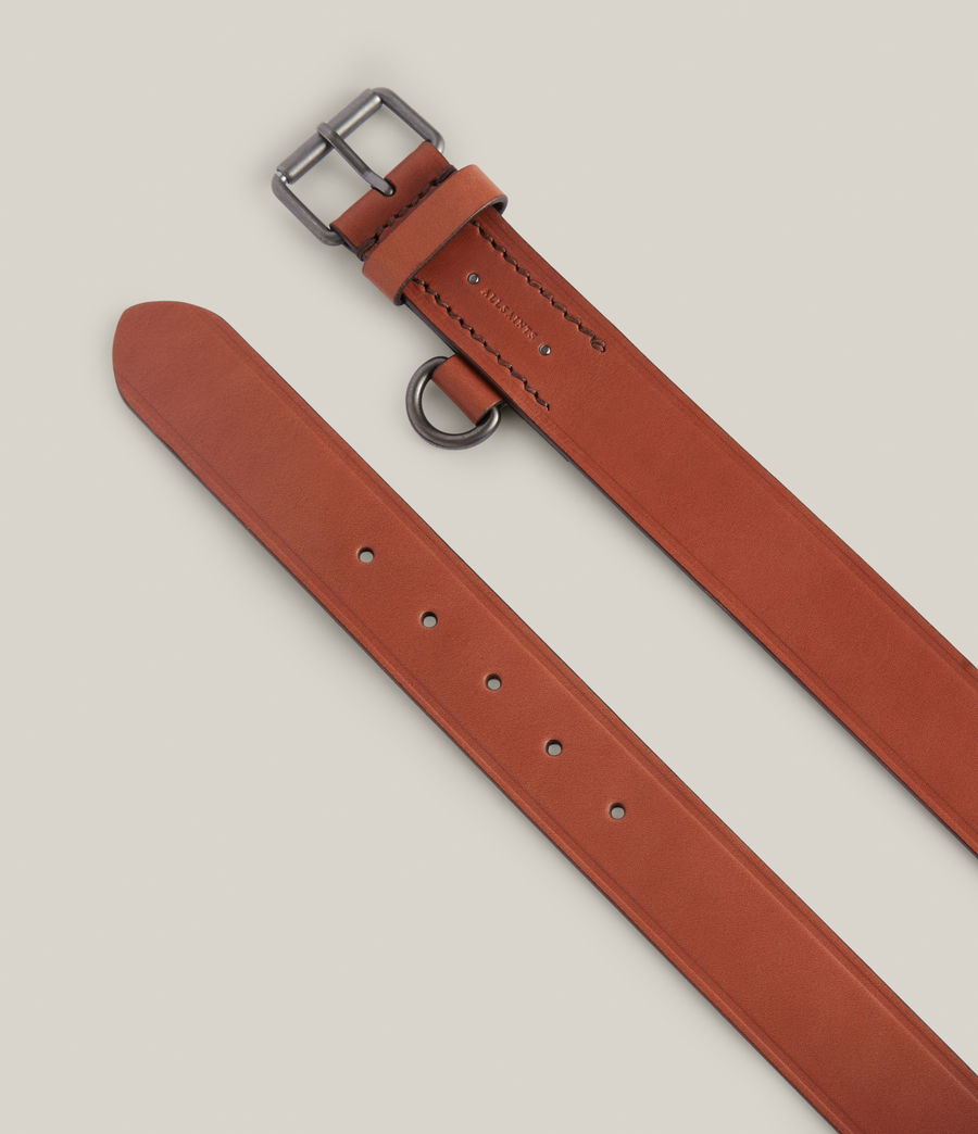 Herren Mateo Leather Belt (bitter_brown) - Image 3
