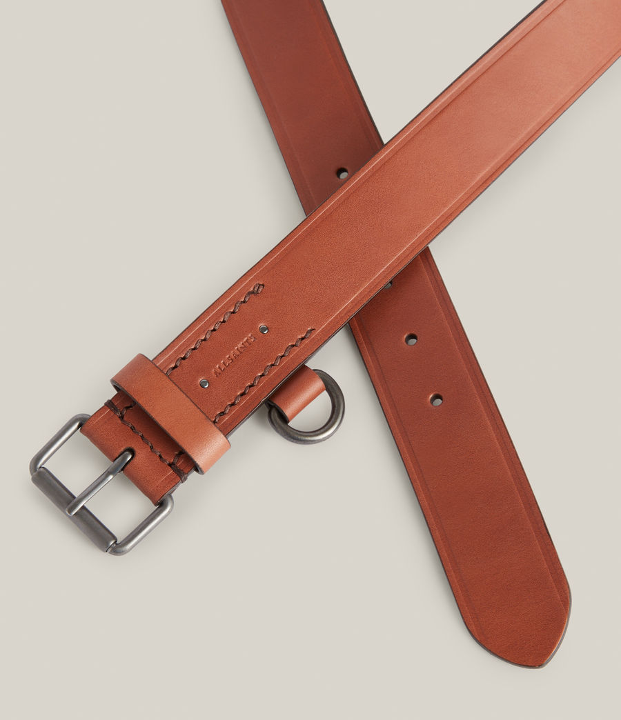 Men's Mateo Leather Belt (bitter_brown) - Image 4