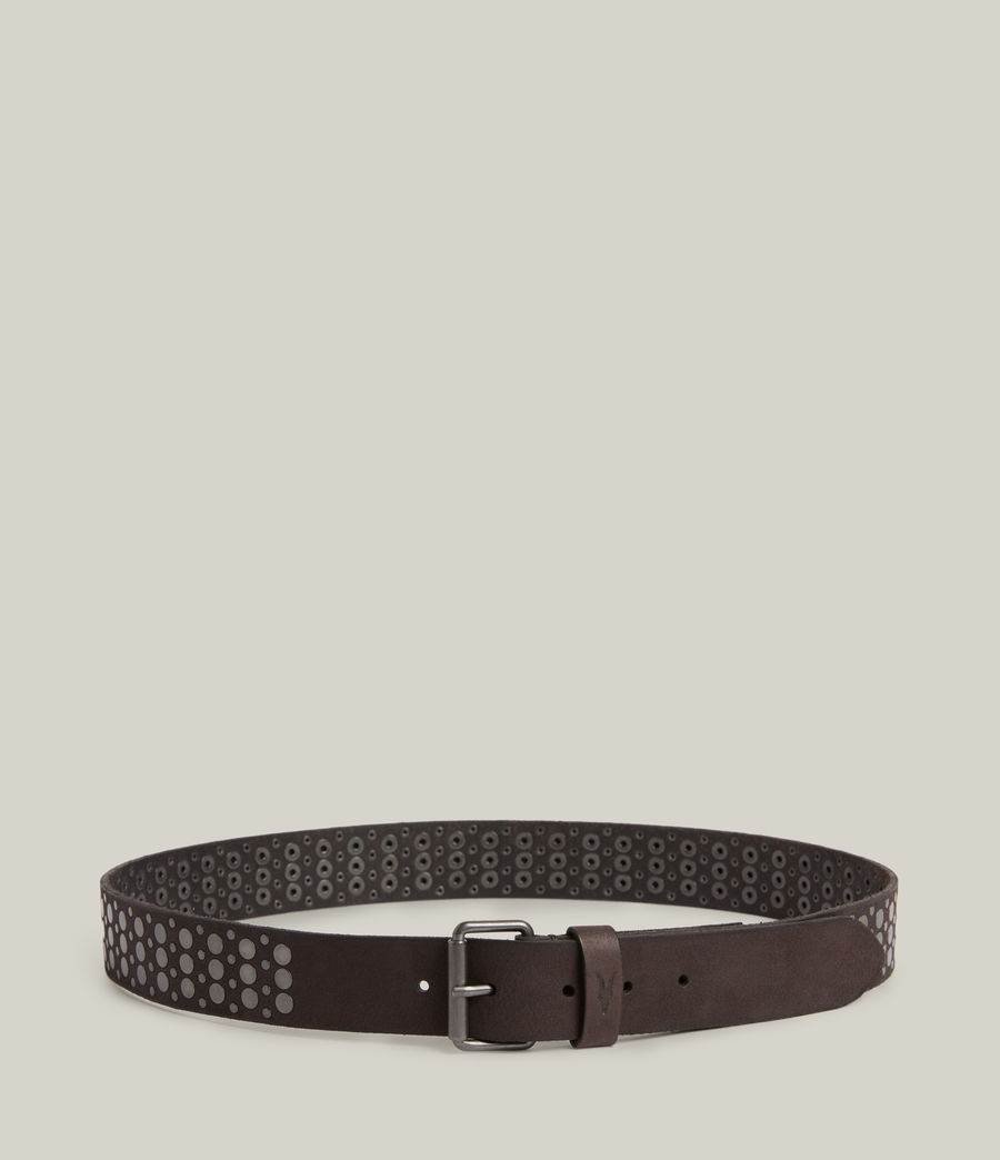 Herren Heath Leather Belt (black_dk_gunmetal) - Image 5
