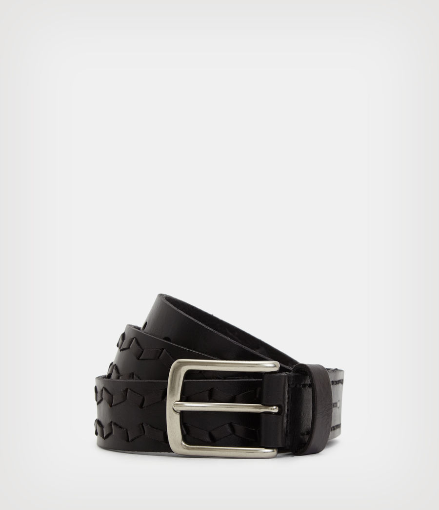 Men's Buster Leather Belt (black) - Image 1