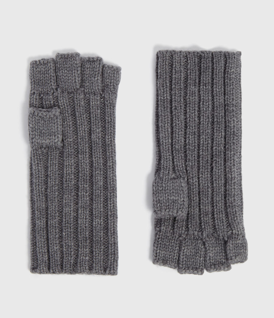 finger cut woolen gloves