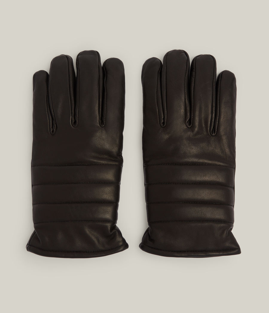 Men's Leo Leather Gloves (black) - Image 3