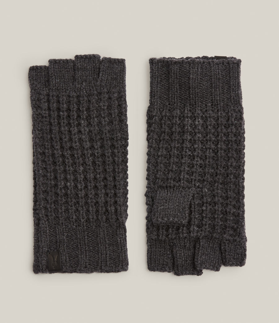 Men's Nevada Fingerless Gloves (charcoal) - Image 1