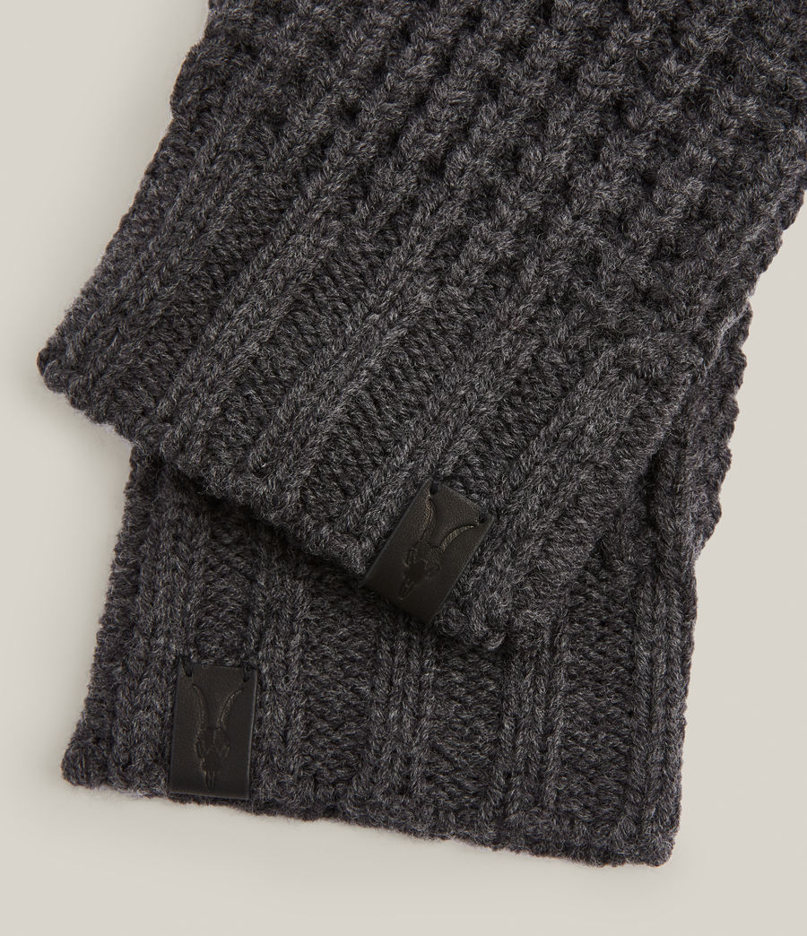 Men's Nevada Fingerless Gloves (charcoal) - Image 2