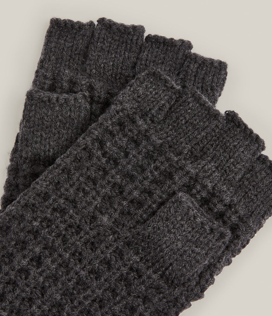 Men's Nevada Fingerless Gloves (charcoal) - Image 3