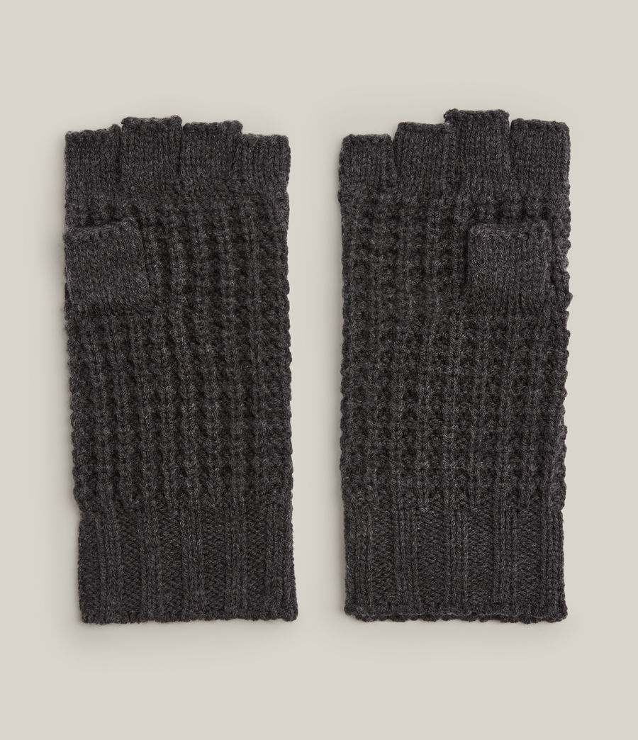 Men's Nevada Fingerless Gloves (charcoal) - Image 4