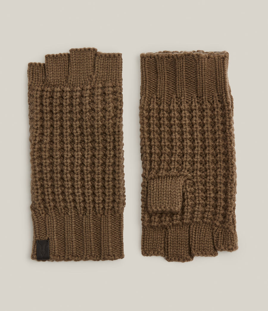 Mens Nevada Fingerless Gloves (ranch_brown) - Image 1