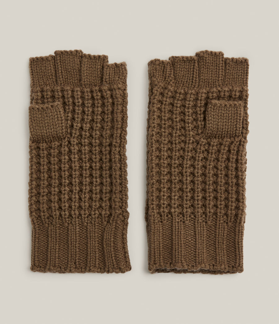 Mens Nevada Fingerless Gloves (ranch_brown) - Image 4