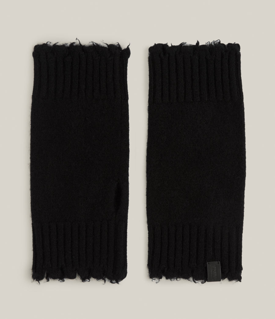 Men's Frey Wool Arm Warmers (black) - Image 1