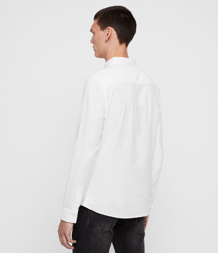 Men's Huntingdon Long Sleeve Shirt (white) - Image 5
