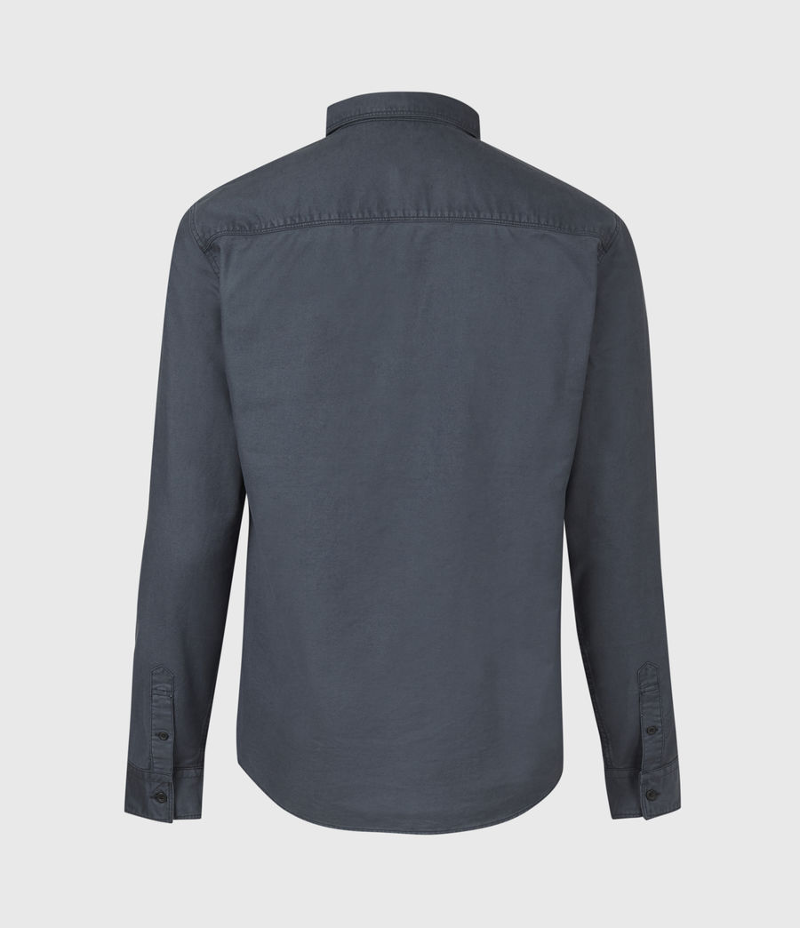 allsaints blue shirt