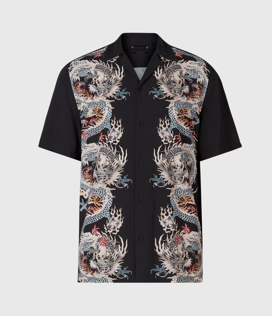 all saints printed shirt