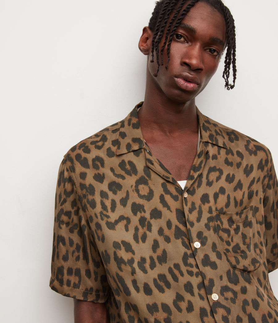 Men's Chita Leopard Shirt (teakwood_brown) - Image 2