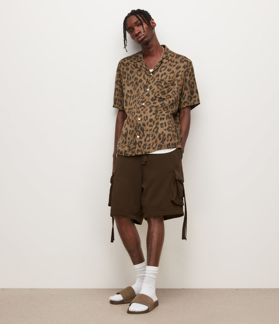 Men's Chita Leopard Shirt (teakwood_brown) - Image 3