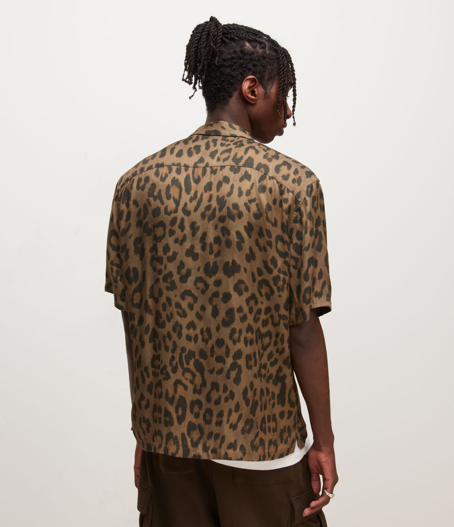 Mens Chita Leopard Shirt (teakwood_brown) - Image 5