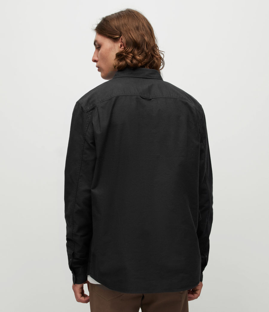 Men's Hermosa Ramskull Relaxed Shirt (black) - Image 5