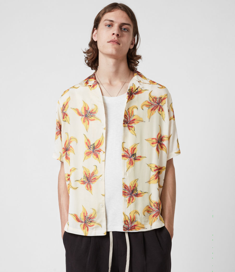 mens hibiscus shirt