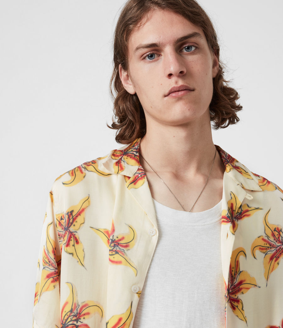 mens hibiscus shirt