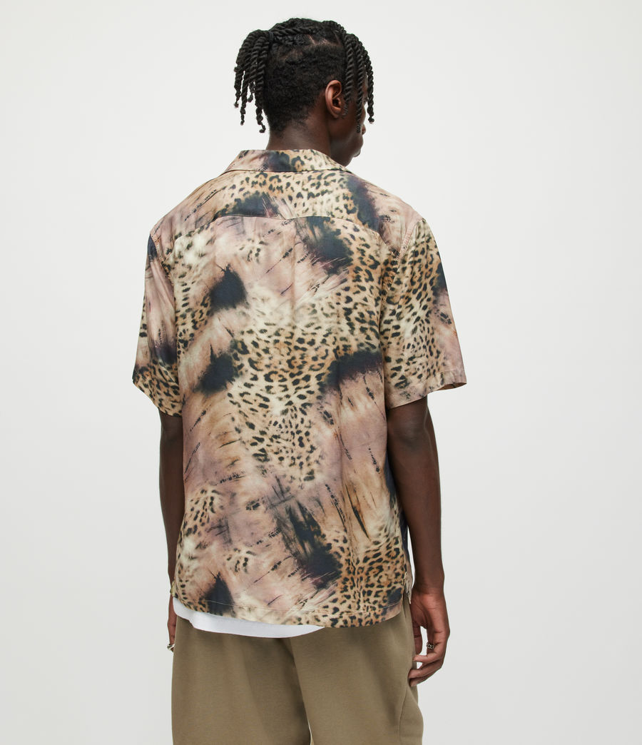Mens Haze Leopard Shirt (goldcoast_yellow) - Image 6