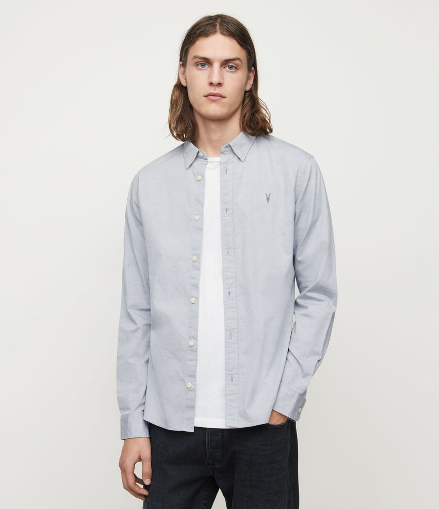 Men's Hawthorne Stretch Fit Shirt (light_grey) - Image 1