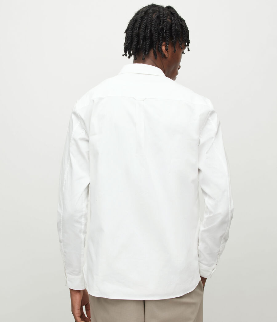 Mens Hawthorne Ramskull Stretch Shirt (white) - Image 7